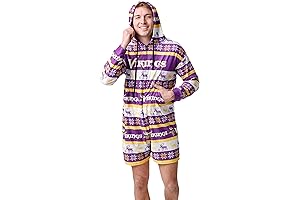 Minnesota Vikings Unisex Adult Team Logo Pajamas One Piece Onsie