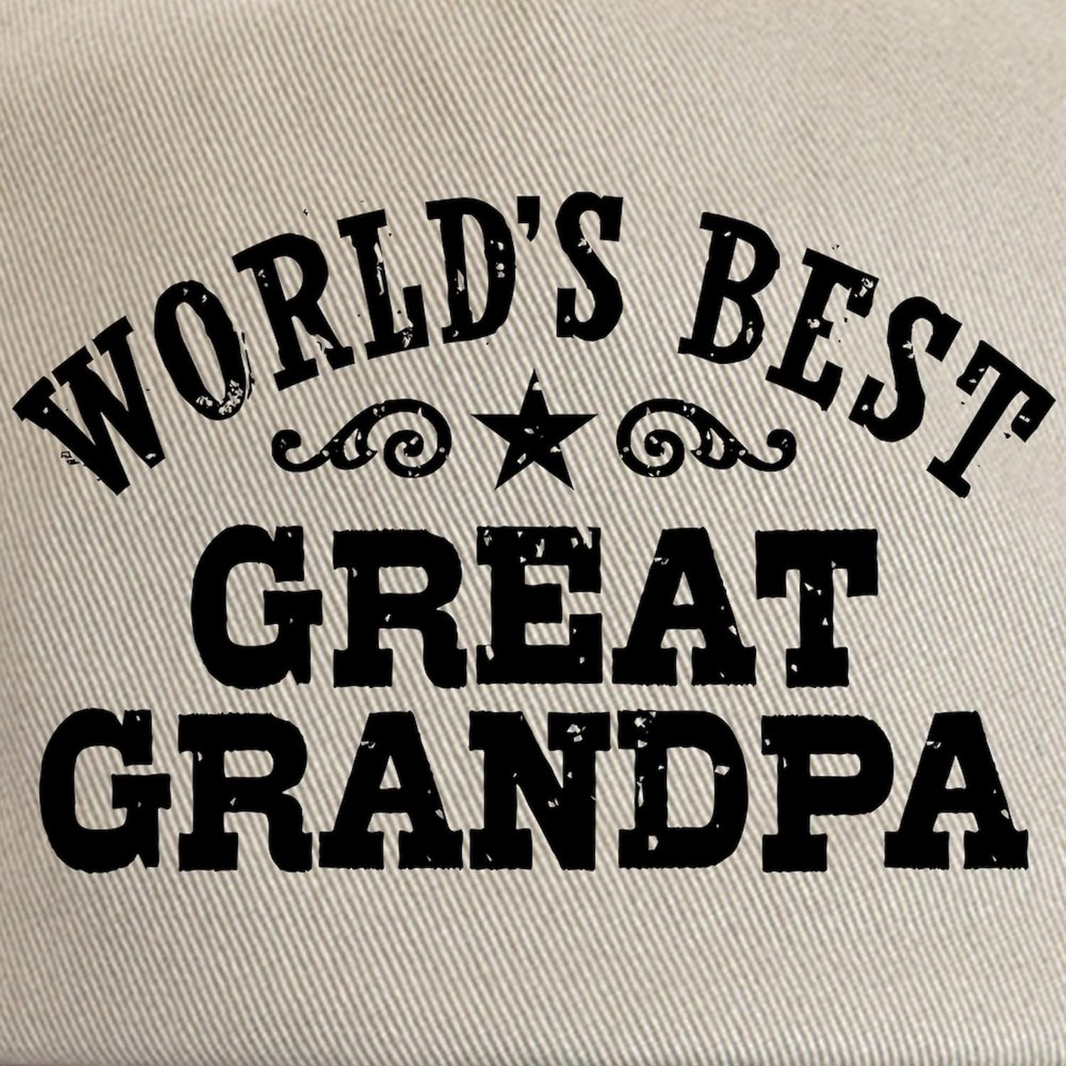 CafePress World's Best Great Grandpa Cap Unique Adjustable Baseball Hat - Image 2
