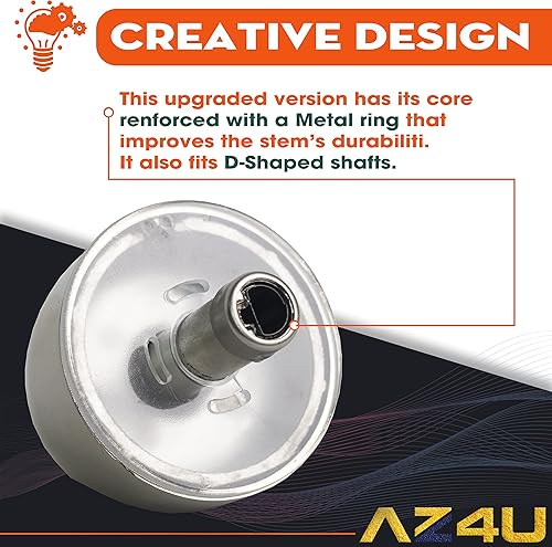 Miniatura 5 de AZ4U WB03X32194 WB03T10329 - Pomos de acero inoxidable para estufa WB03T10320 WB03X25889 para GE Cafe Series CGP350SET1SS CGP350SET3SS CGP650SET3SS