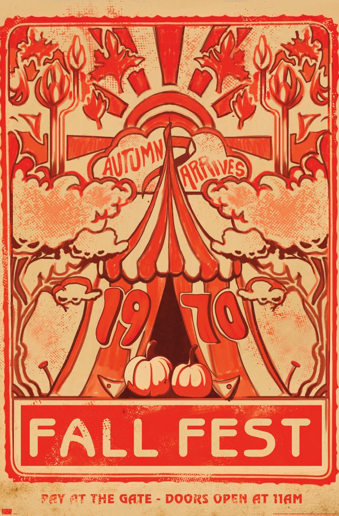 Five Nights at Freddy's: Help Wanted 2 - Fall Fest Wall Poster, 34L" x 22.4W", Premium Unframed Version