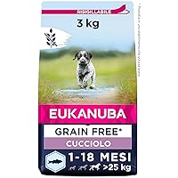 EUKANUBA Puppy & Junior di taglia grande senza cereali ricchi di pesce 3 kg