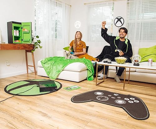 Miniatura 7 de Ukonic Xbox Logo - Alfombra de 39 pulgadas | Tapete para interiores, alfombras decorativas para sala de estar y dormitorio