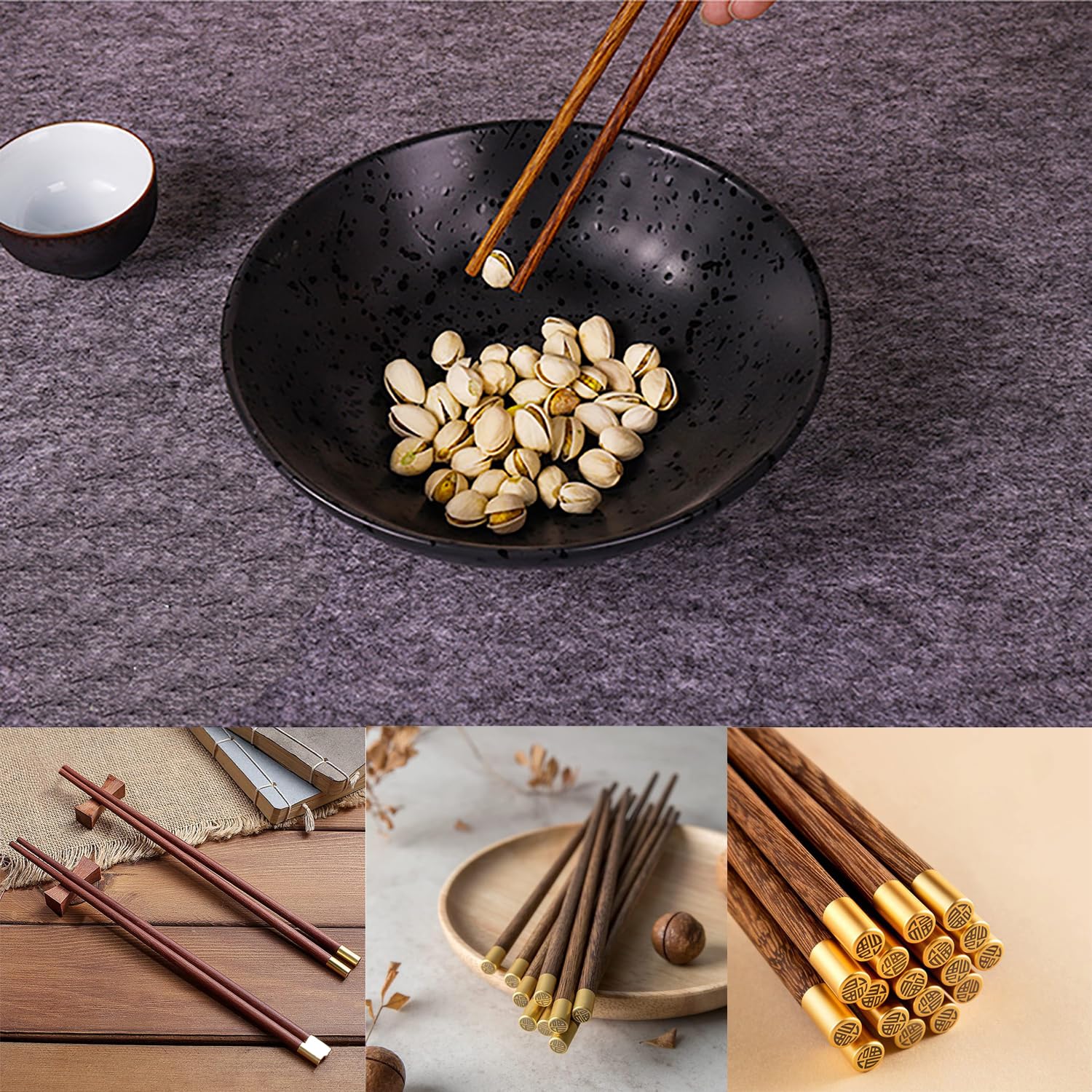 Titanium Chopsticks With Case, XBD Supply 2 Pairs Of 9