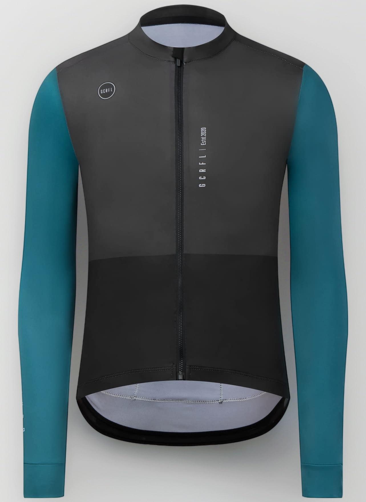 GCRFL Cycling Jersey Mens Long Sleeves Bike Jersey Biking Shirt 4 Rear Pockets Lightweight PRO Race Fit UPF 50+
