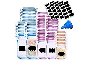 81 Pcs Reusable Mason Jar Bottle Bags