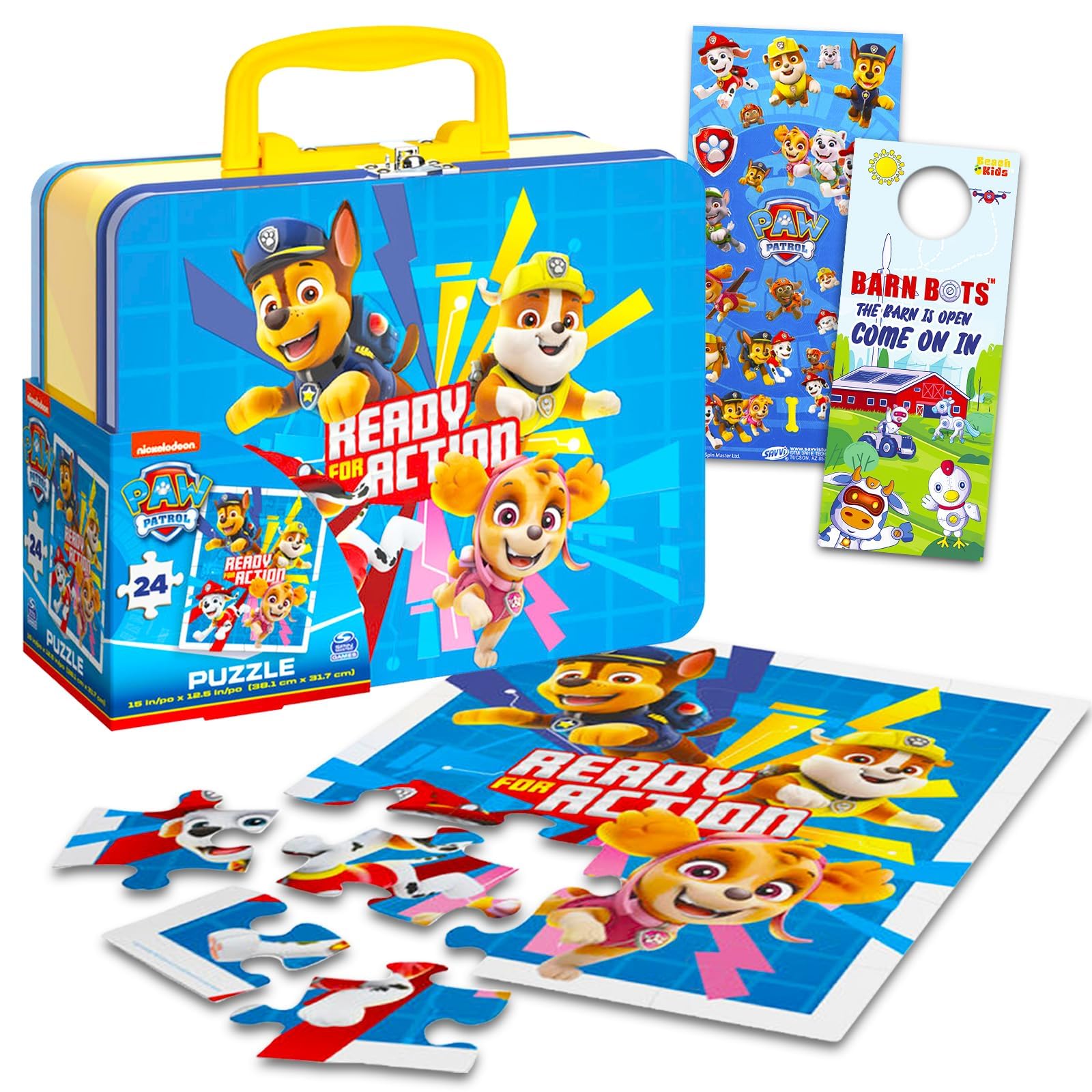 Amazon.com: Paw Patrol Lunch Box with Bonus Puzzle, More for Kids