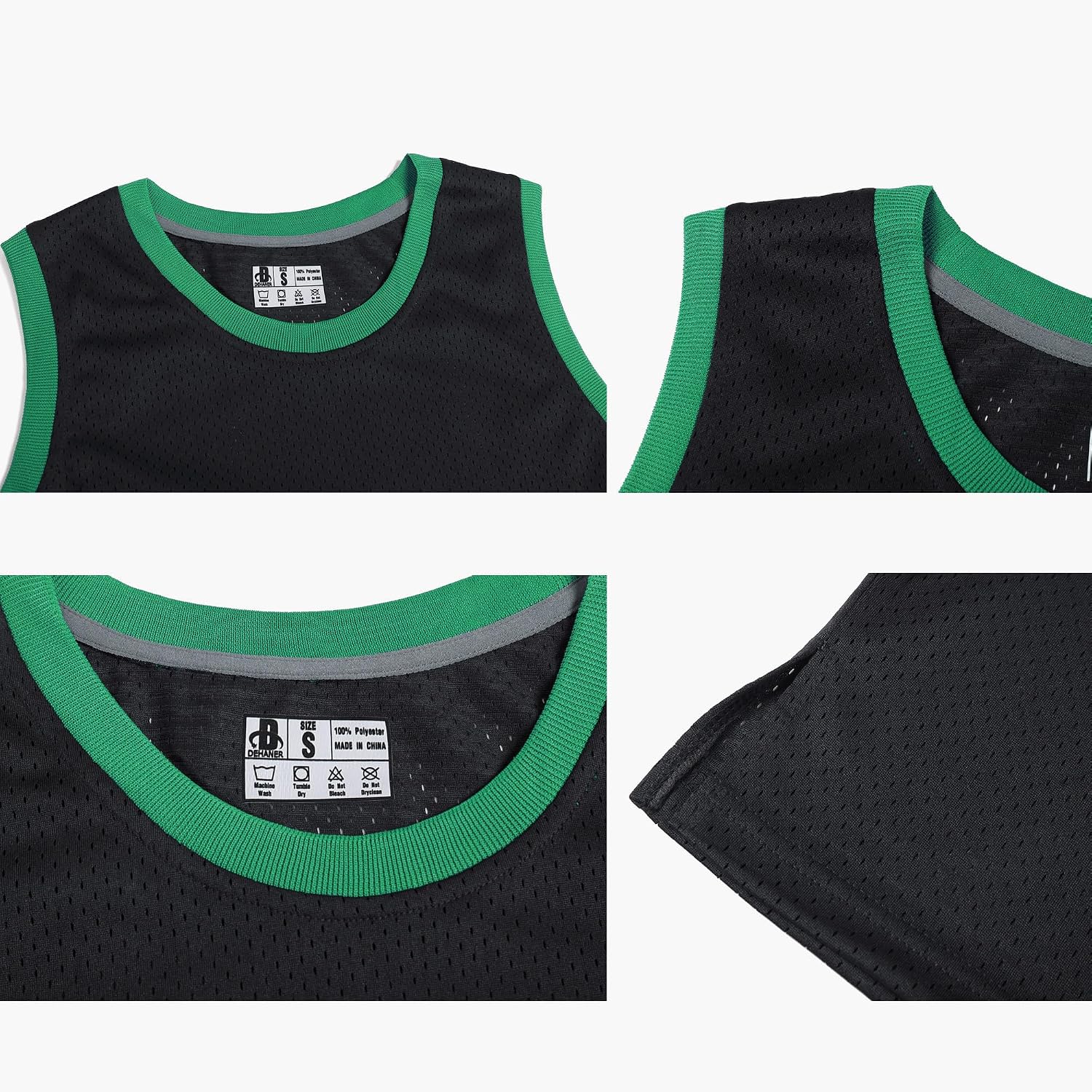 3 Pack Men's Blank Basketball Jerseys Mesh Performance Athletic Team Sports Uniforms Bulk Shirts