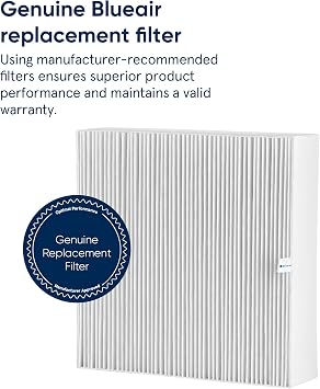 Blueair Blue Pure Fan Genuine Replacement Filter, Particle Filter for Large Pollutants Like Pollen & Dust