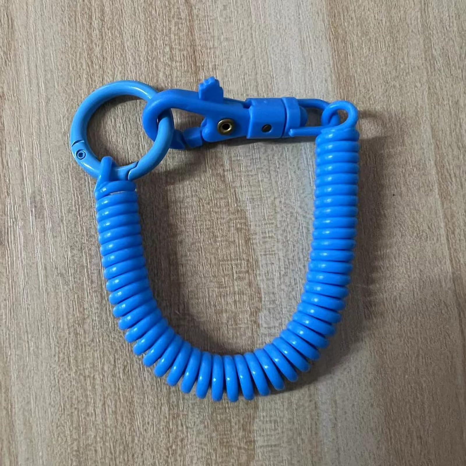 Portachiavi con molle elicoidali portachiavi con molle elicoidali a spirale elastiche con chiusura in metallo portachiavi con cordino  36