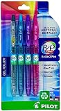 PILOT B2P Colors (New 2020! in retail packaging) - Bottle to Pen Refillable & Retractable Rolling Ball Gel Pen Made From Recycled Bottles, Fine Point, Color G2 Inks, 4-Pack – view 1