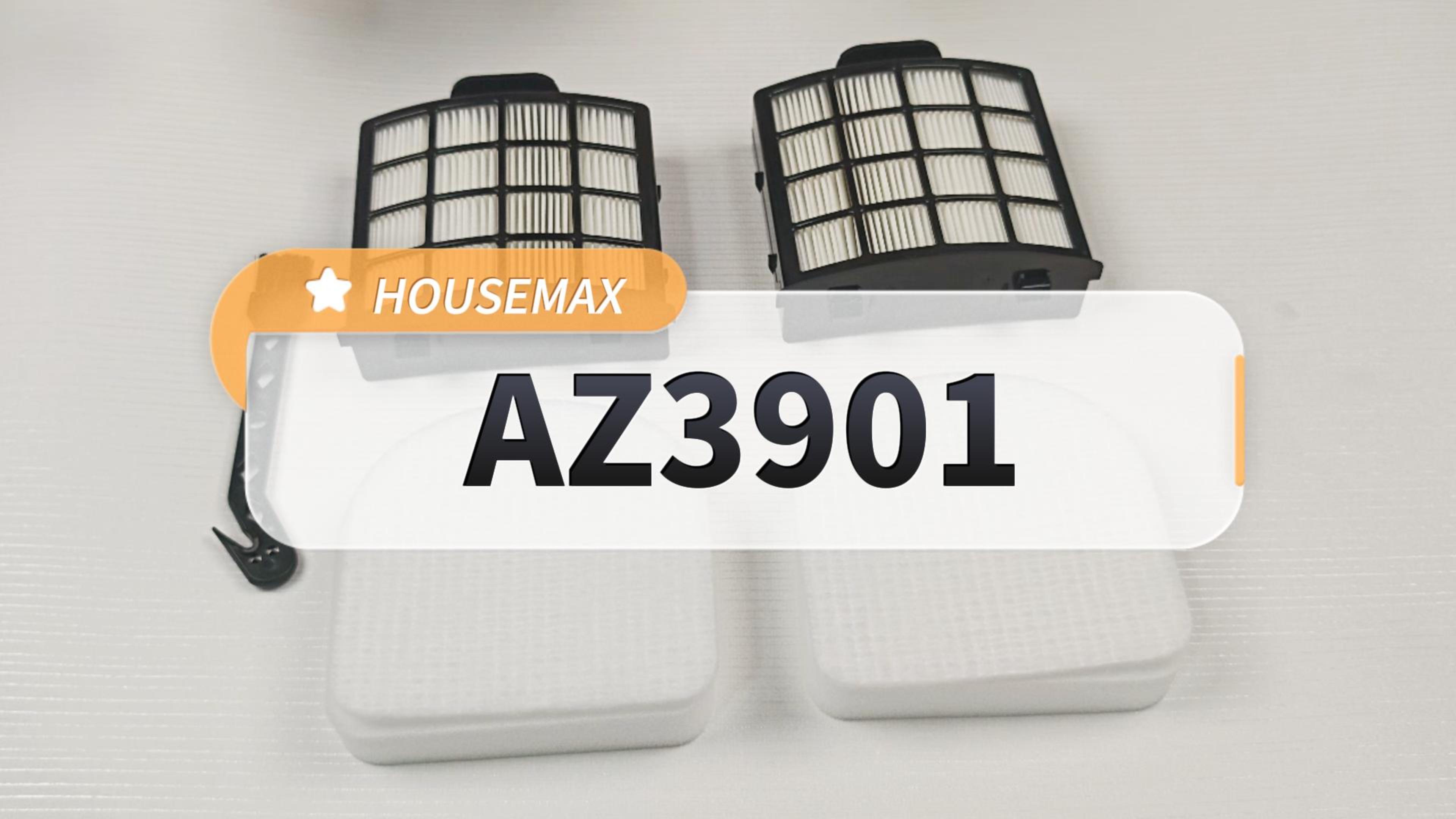 Image of HOUSEMAX AZ3901 Filter Replacement for Shark PowerDetect DuoClean Vacuum | Compatible with Shark AZ3901, UV3900, UV3900CCO PowerDetect DuoClean Upright Vacuum, 2 HEPA Filters, 2 Foam & Felt Filters