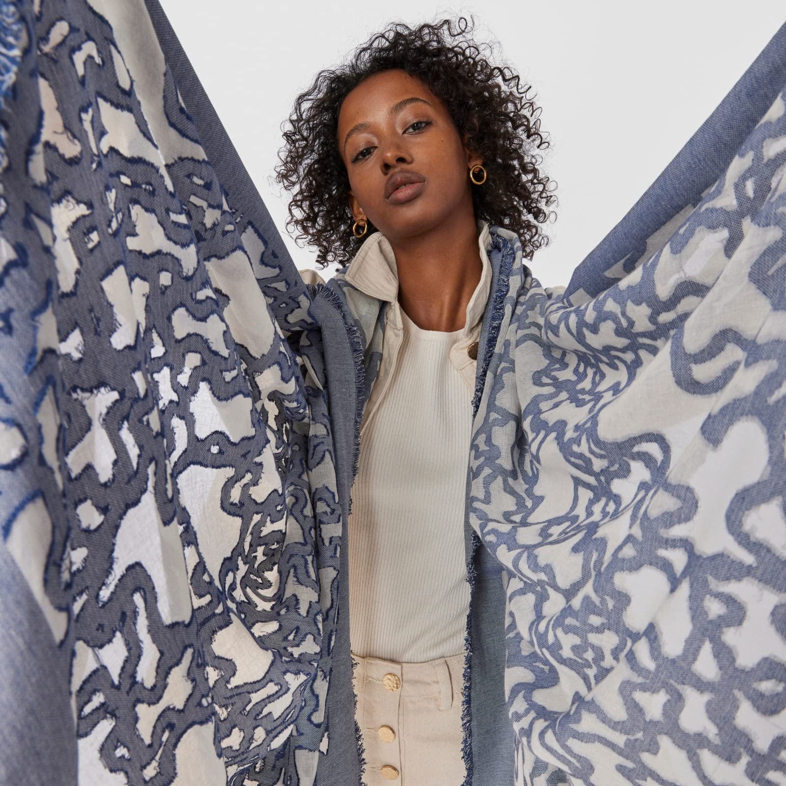 TOUS Foulard Kaos en color jeans