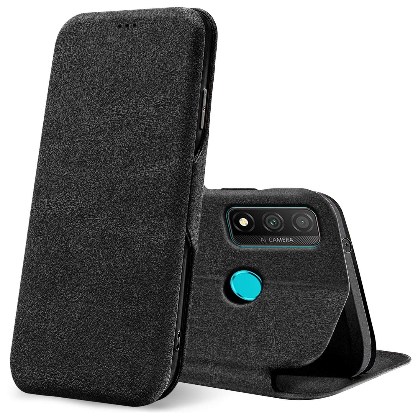 Verco Book Style for Huawei P Smart 2020 Case, Premium Magnetic Flip Cover for Huawei P Smart 2020 Wallet Case with Card Slot