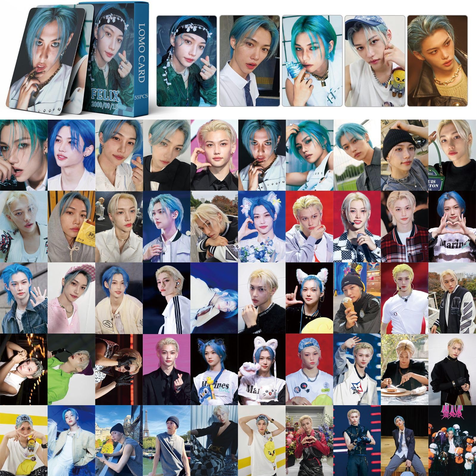 Amazon.com: Stray Kids Felix Photocards Kpop Stray Kids Photocards