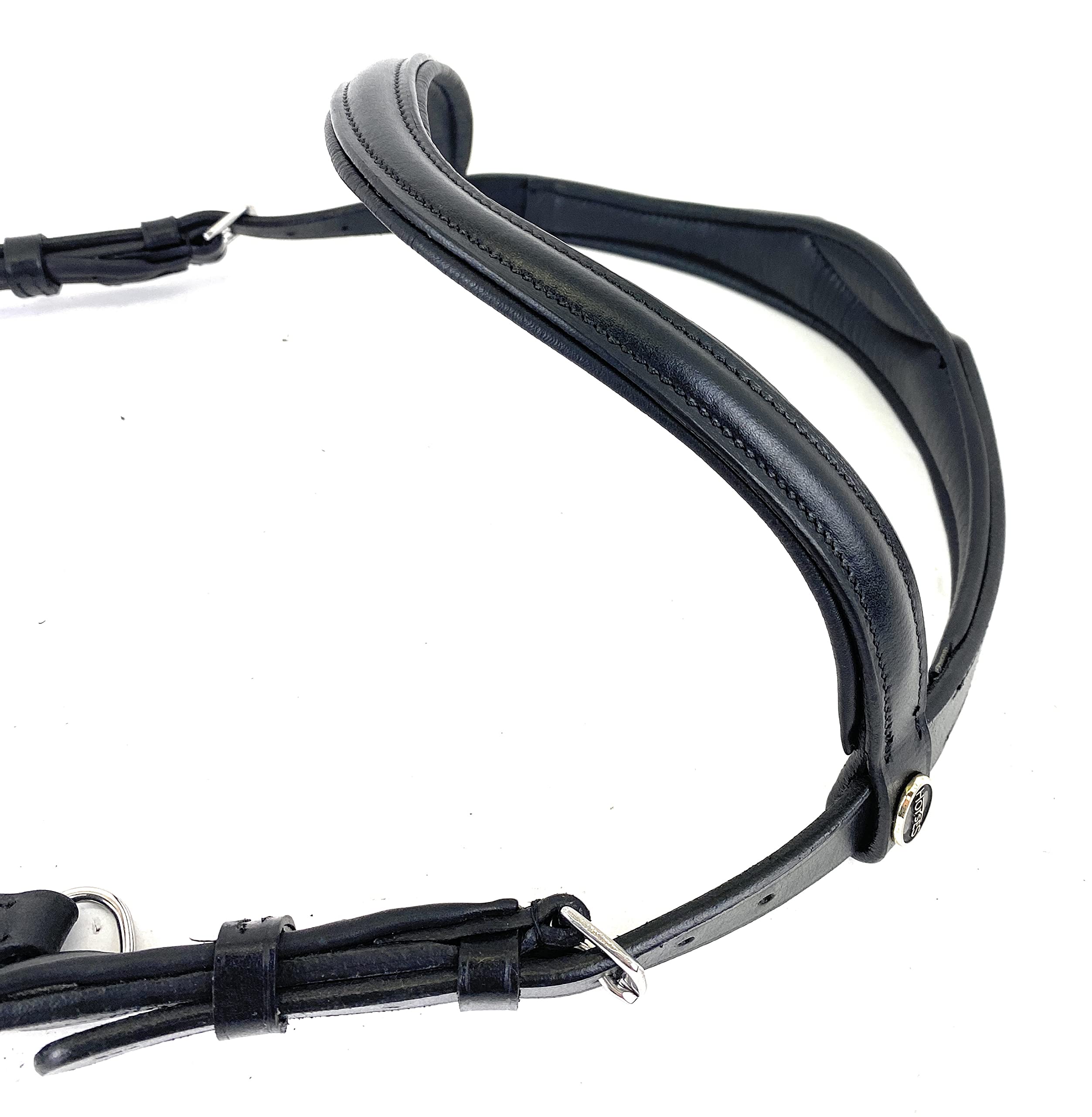 Horses, Briglia per Equitazione Modello Tasting Anatomic, in Morbido Cuoio con Forma Anatomica, Segue Le Forme della Testa del Cavallo