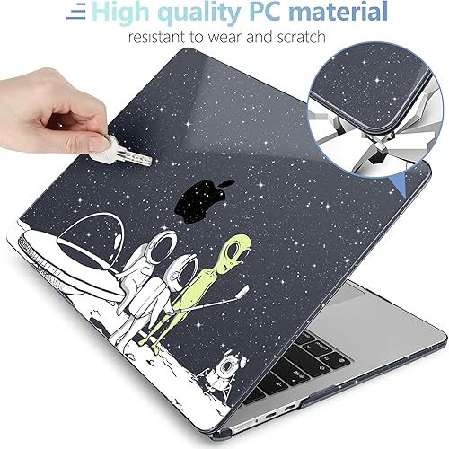 Miniatura 3 de MEEgoodo Funda para MacBook Air de 15 pulgadas M4M3M2 2025 2024 2023, funda compatible con el modelo (A3241A3114A2941) para MacBook Air de 15