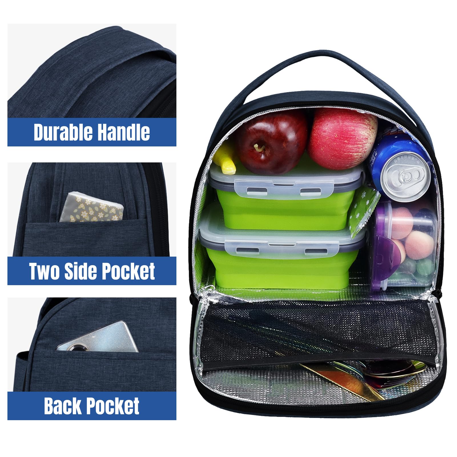 Borsa Termica Contenitori Ermetici Per Alimenti XIANGLONGY