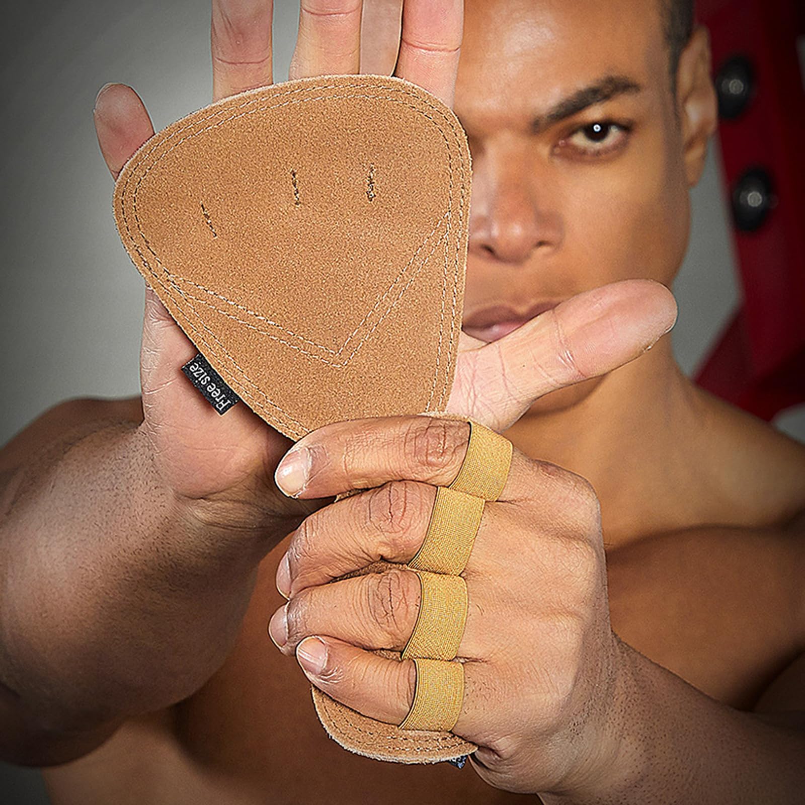 Guantes de gimnasio para levantamiento de pesas, almohadilla de agarre para fitness, agarre de mano para hombres y mujeres, levantamiento de pesas, levantamiento de pesas, guantes de ejercicio