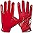 Grip Boost Football Gloves - Solid Stealth 6.0 Boost Plus Sticky Technology - Adult and Youth Football Gloves for Wide Receiver - Men\'s and Boys Sizes (Solid Red, Large)