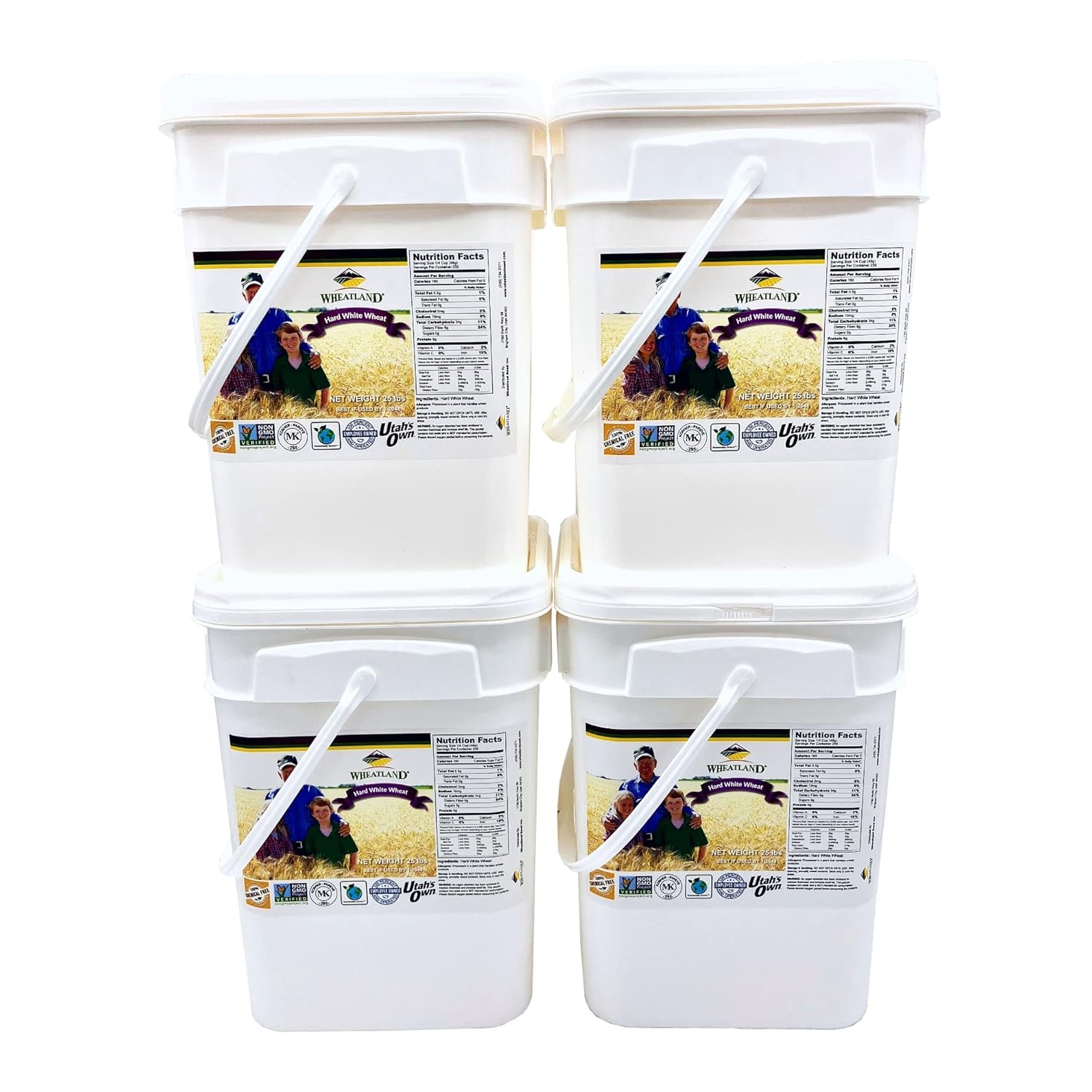 Wheatland™ Hard White Wheat Berries • Artisan Wheat • Four