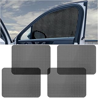 4PCS Car Side Window Sunshade, Block UV Rays Privacy Protector Car Static Cling Film