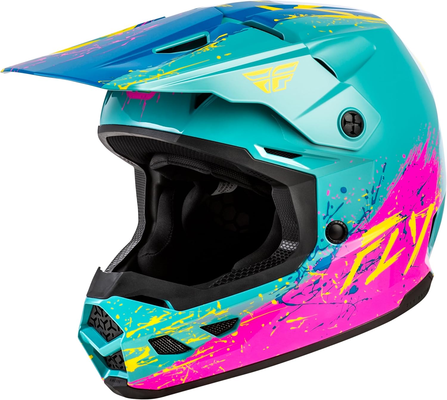 Fly Racing Youth Kinetic Surge Helmet - Riding Helmet for Dirt Bike, MTB, BMX and Motorcycle Riding