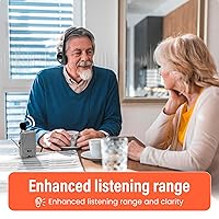 Vista 7 de Williams Sound PockeTalker Amplificador de sonido ultra do con auriculares y audífonos, suministro de baterías anual & tela microfibra Liberty.