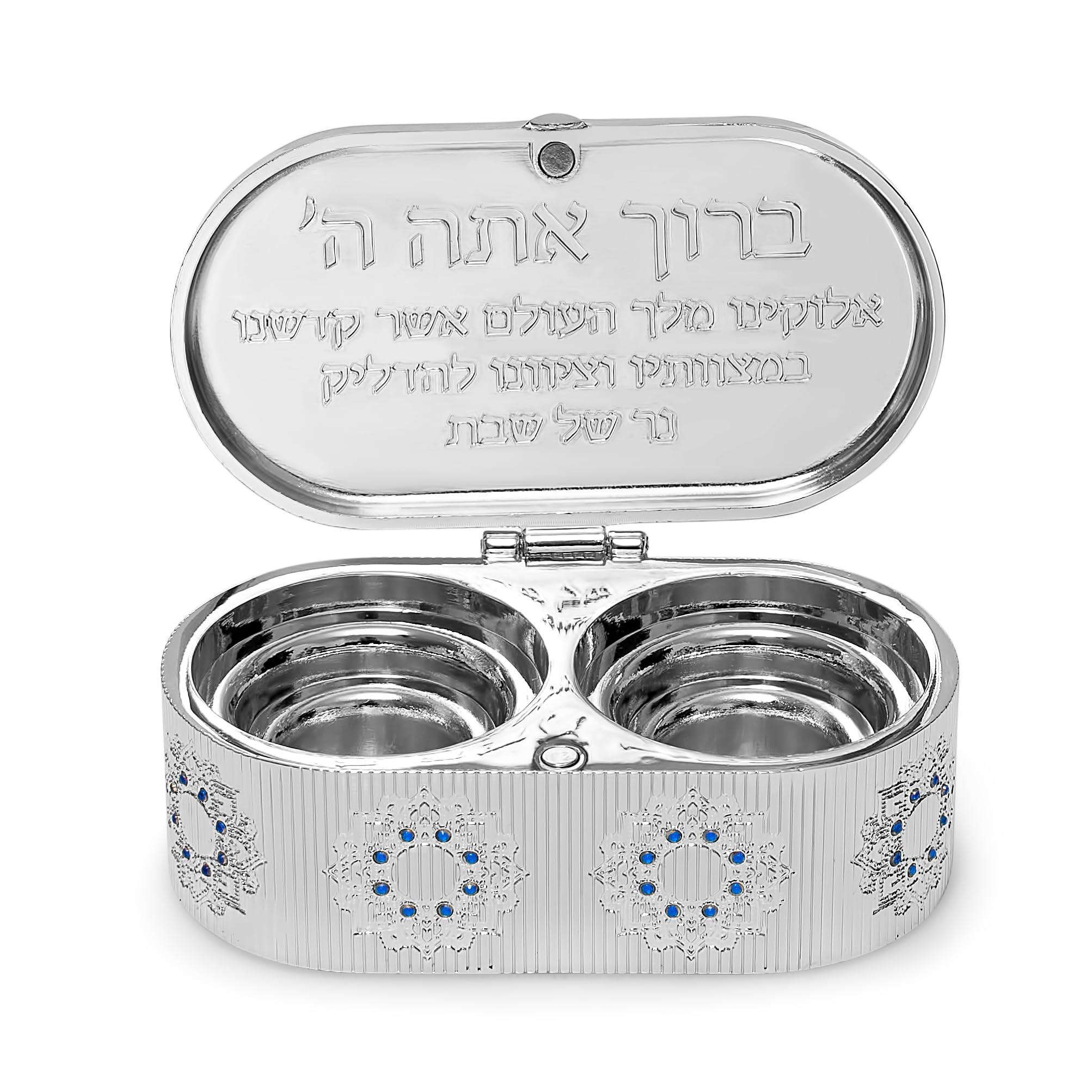 Ateret Judaica - Beautiful Candle Holders that Will Enhance Your Home Décor for Jewish Shabbat or Holidays,A Wonderful Gift for Mother's Day -with