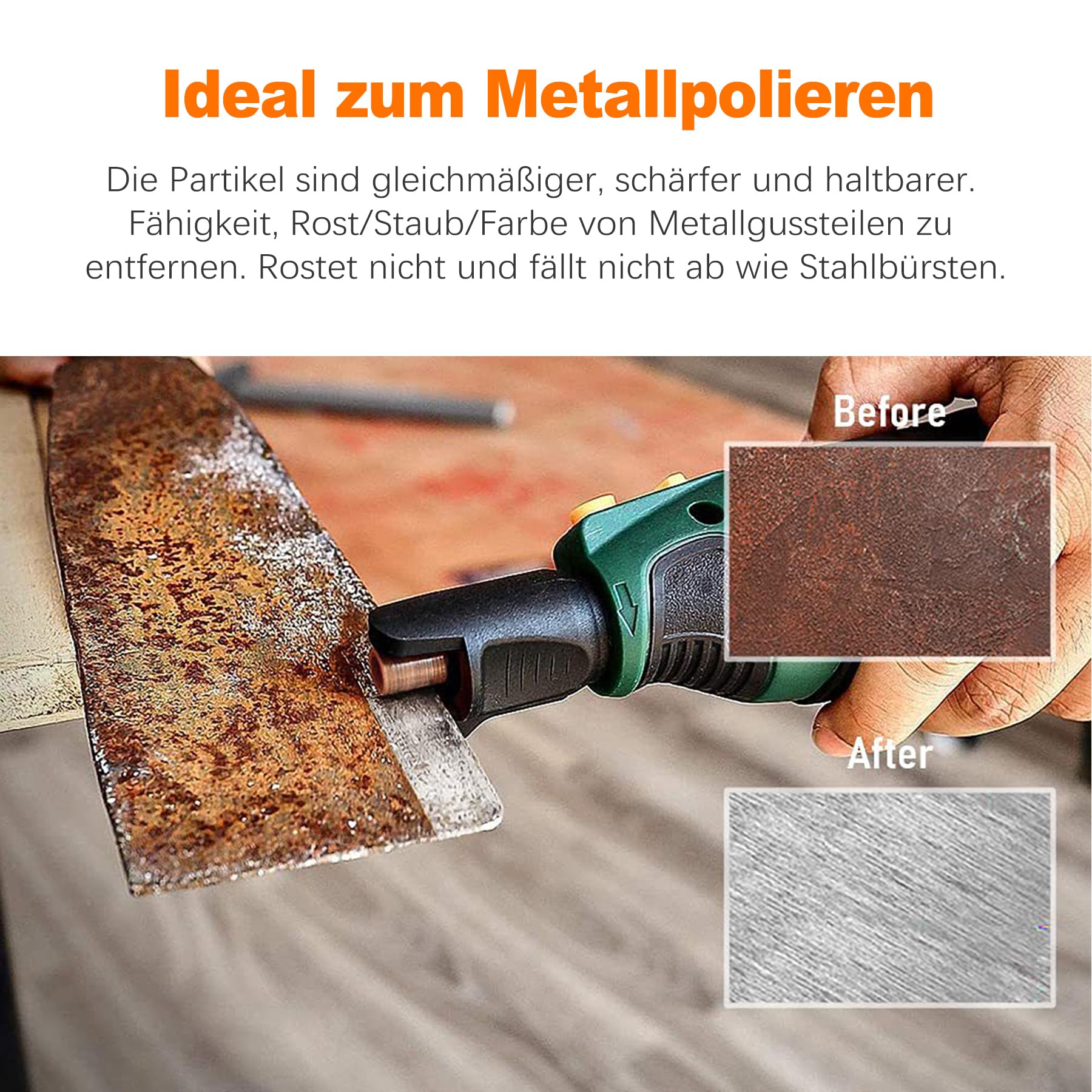 Set di 42 punte per levigatura e lavorazione del legno, testa di lucidatura, punte per trapano e avvitatore a batteria, mouse abrasivo per sbavatura e levigatura