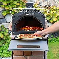 Vista 3 de Pizza Stix - Estufa de madera para horno de pizza, 12 pulgadas, 100% madera de roble seca al horno, ideal para: cocinar pizza, asar a la parrilla