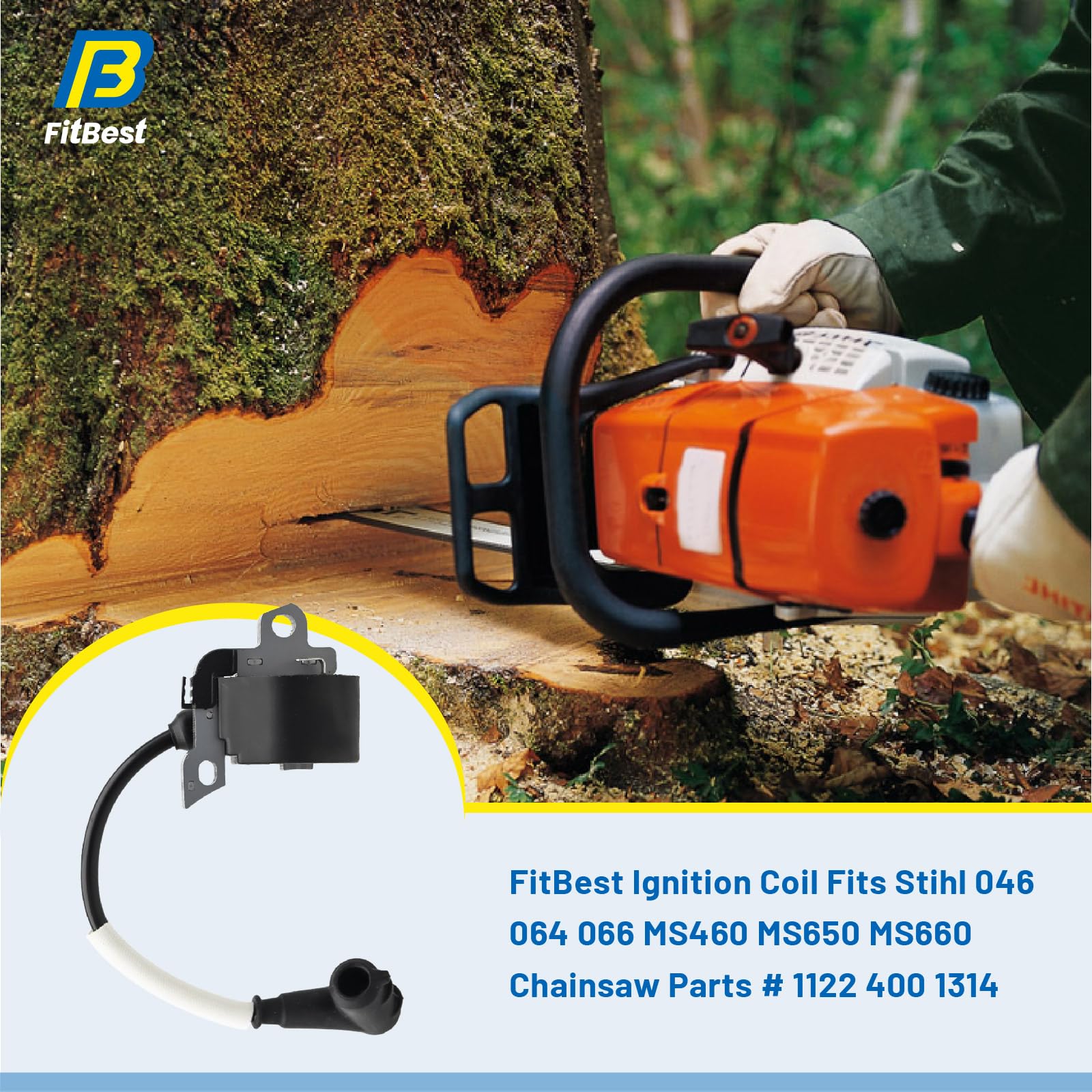Kit Clé Et Bobine D'allumage Pour Tronçonneuse Stihl 066 MS660 – Pièces De Rechange OEM