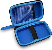 Vista 6 de Estuche de viaje para EASEGMER RS-8M RS-1 para QS4 Kids Handheld Game Player Portable Video Game Player (azul)