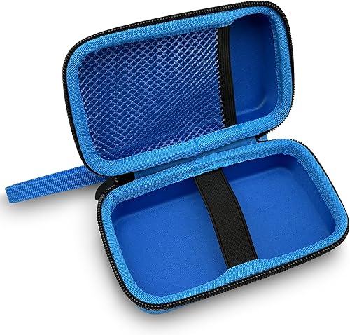 Miniatura 6 de Estuche de viaje para EASEGMER RS-8M RS-1 para QS4 Kids Handheld Game Player Portable Video Game Player (azul)