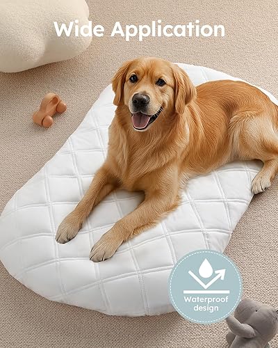 Miniatura 7 de Yoofoss - Protector de colchón impermeable para cuna acolchado ajustable ultra suave transpirable protector de colchón para cuna de bebé 52 x 28