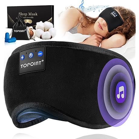 Sure Sleep Mask with Bluetooth Headphones: Relaxing Sleep and Sonic Serenity