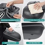 Nekteck Shiatsu Foot Massager Machine with Soothing Heat [2026 Upgraded], Deep Kneading with air Compression, Improve Blood Circulation and Foot Wellness, Relax for Home or Office Use (Gray)
