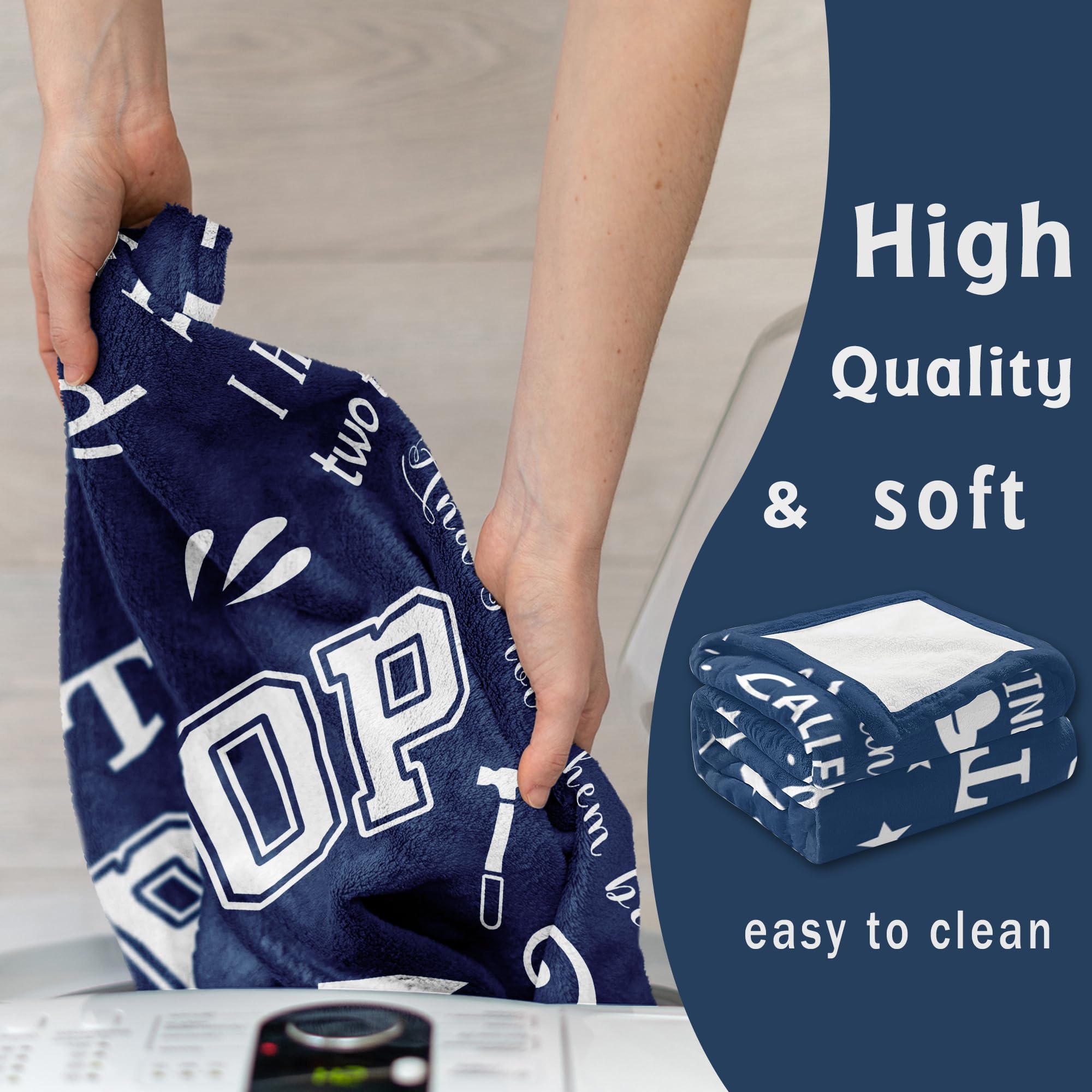 Lcobion Pop Pop Gifts, Gifts for Pop, Pop Pop Gifts from Grandkids, Gifts for Grandpa, Grandpa Gifts, Pop Pop Christmas/Fathers Day/Birthday Gifts, Grandpas/Grandfather/Papa/Pop Pop Blanket 50" X 60"