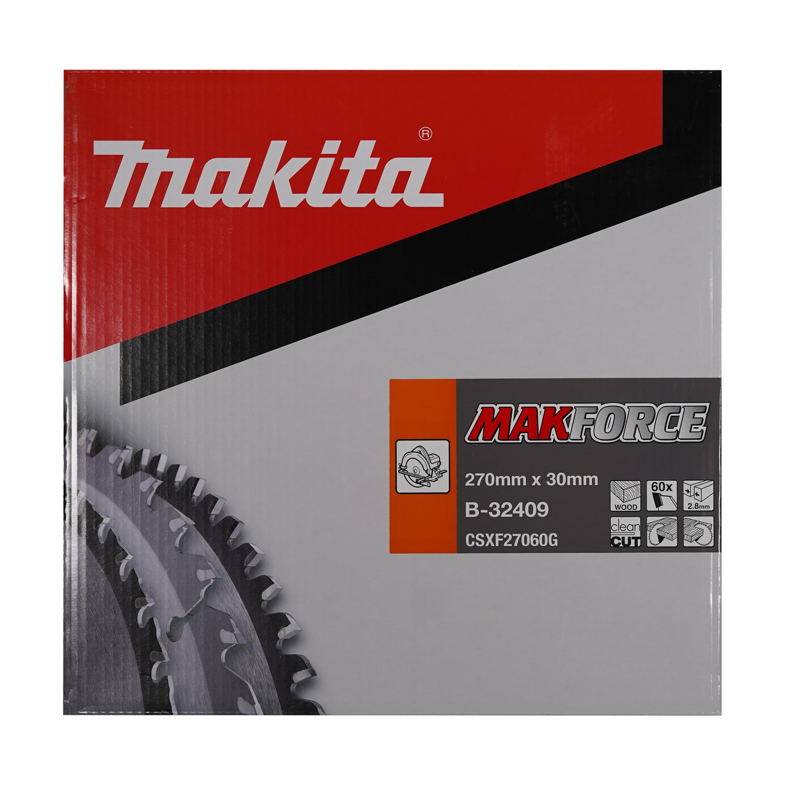 Makita makforce saege feuilles, 270 x 30 mm 60-tooth, 32409