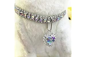 Swarovski-Inspired Crystal Cat Collar