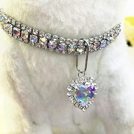 Swarovski-Inspired Crystal Cat Collar