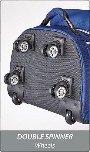 Miniatura 3 de Samsonite Funda giratoria de viaje de golf con ruedas, color negro medianoche, 51 pulgadas de alto x 17 pulgadas de ancho x 14 pulgadas de