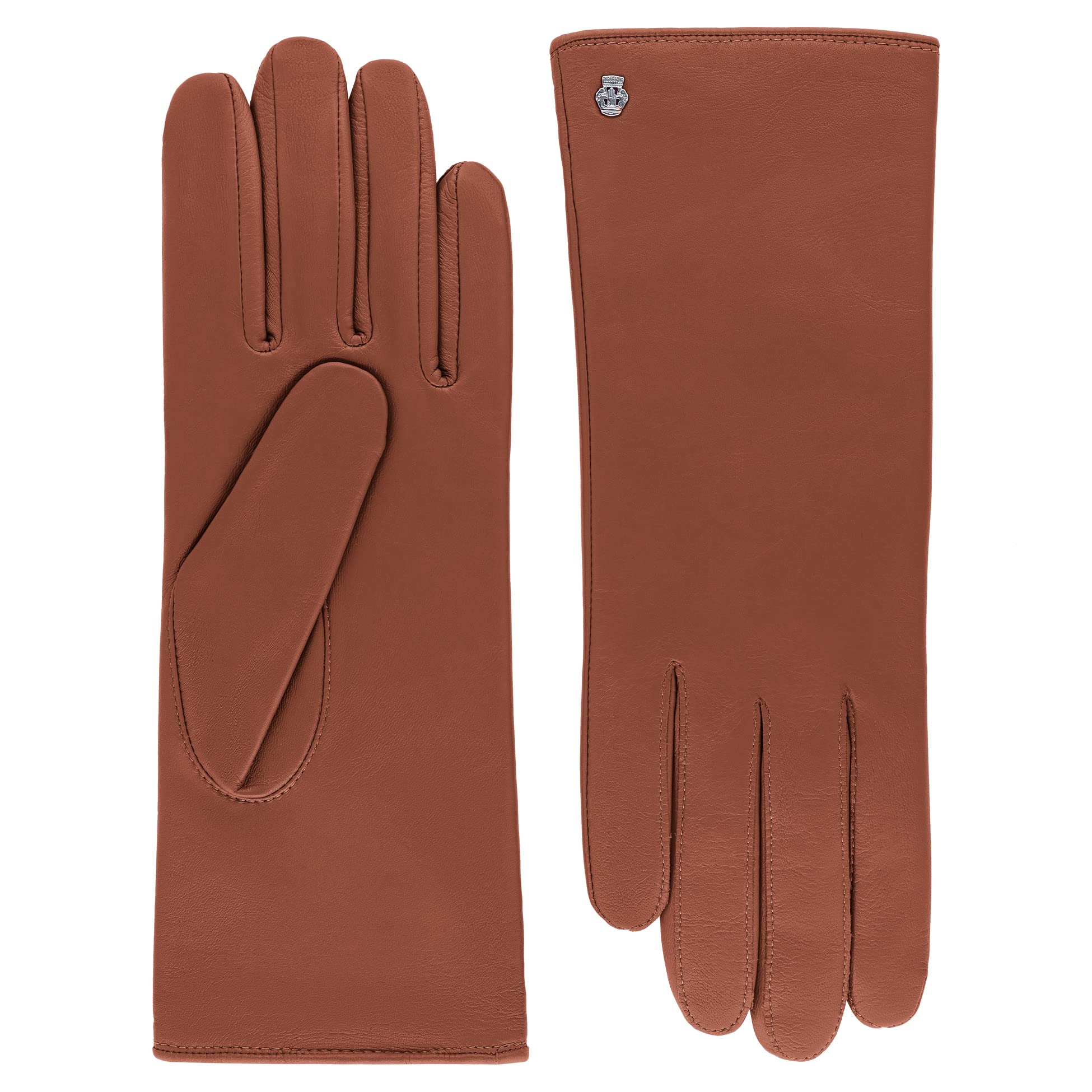 Roeckl Damen Hamburg Lederhandschuhe, cognac, 6.5 Fashion