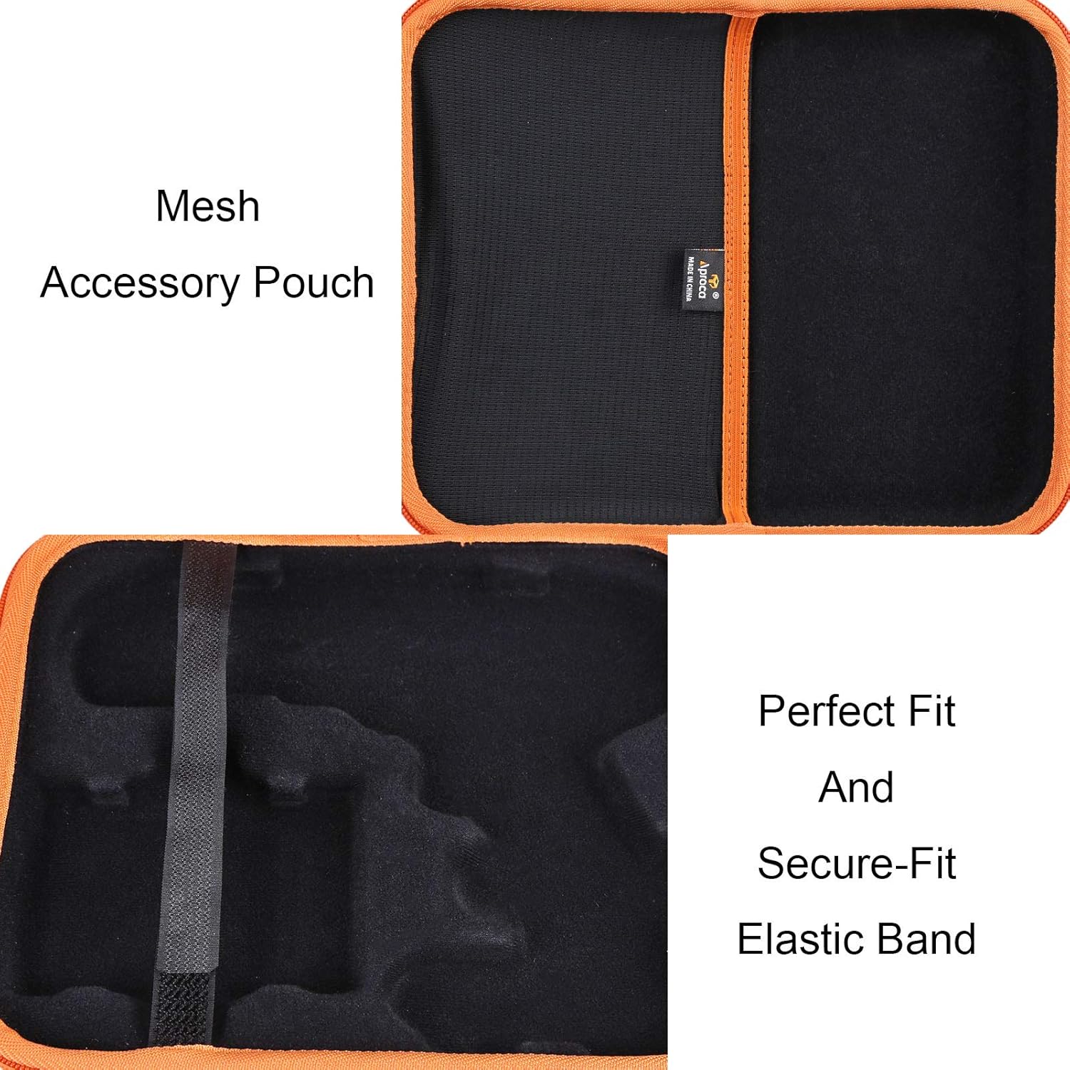 Aproca Case Compatible with BLACK+DECKER 20V MAX POWERCONNECT Power Drill Cordless Drill Driver Electric Screwdriver, Portable Storage Bag for Accessories (Case Only)