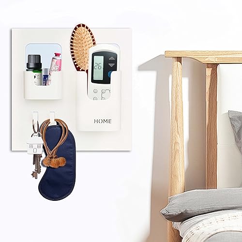 Miniatura 3 de Easy Eco Life Organizador de accesorios para mesita de noche, montaje en pared, autoadhesivo, ideal para lentes, control remoto, auriculares,