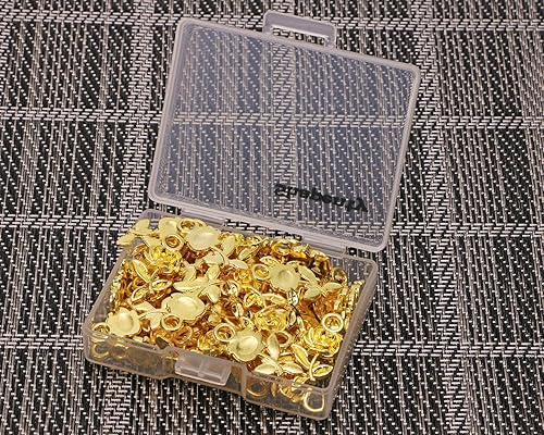 Miniatura 9 de Shapenty Mini cuentas de metal con diseño de rosas y flores a granel para manualidades, llavero, collares, colgantes, pulseras, aretes, joyería,