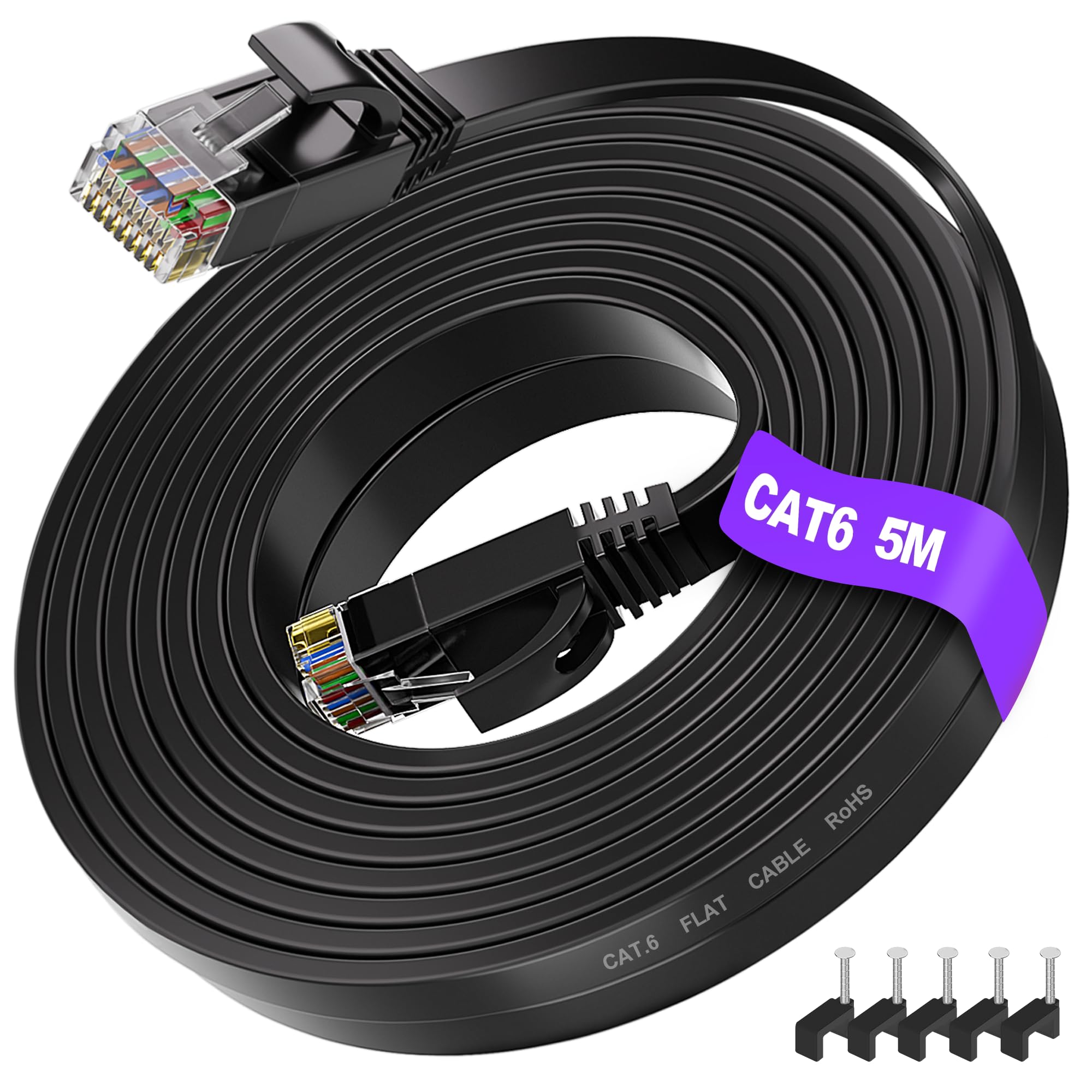 Ikbc Cavo Ethernet 20 Metri Schermato, Cat 6 Cavo Di Rete Alta - copertina