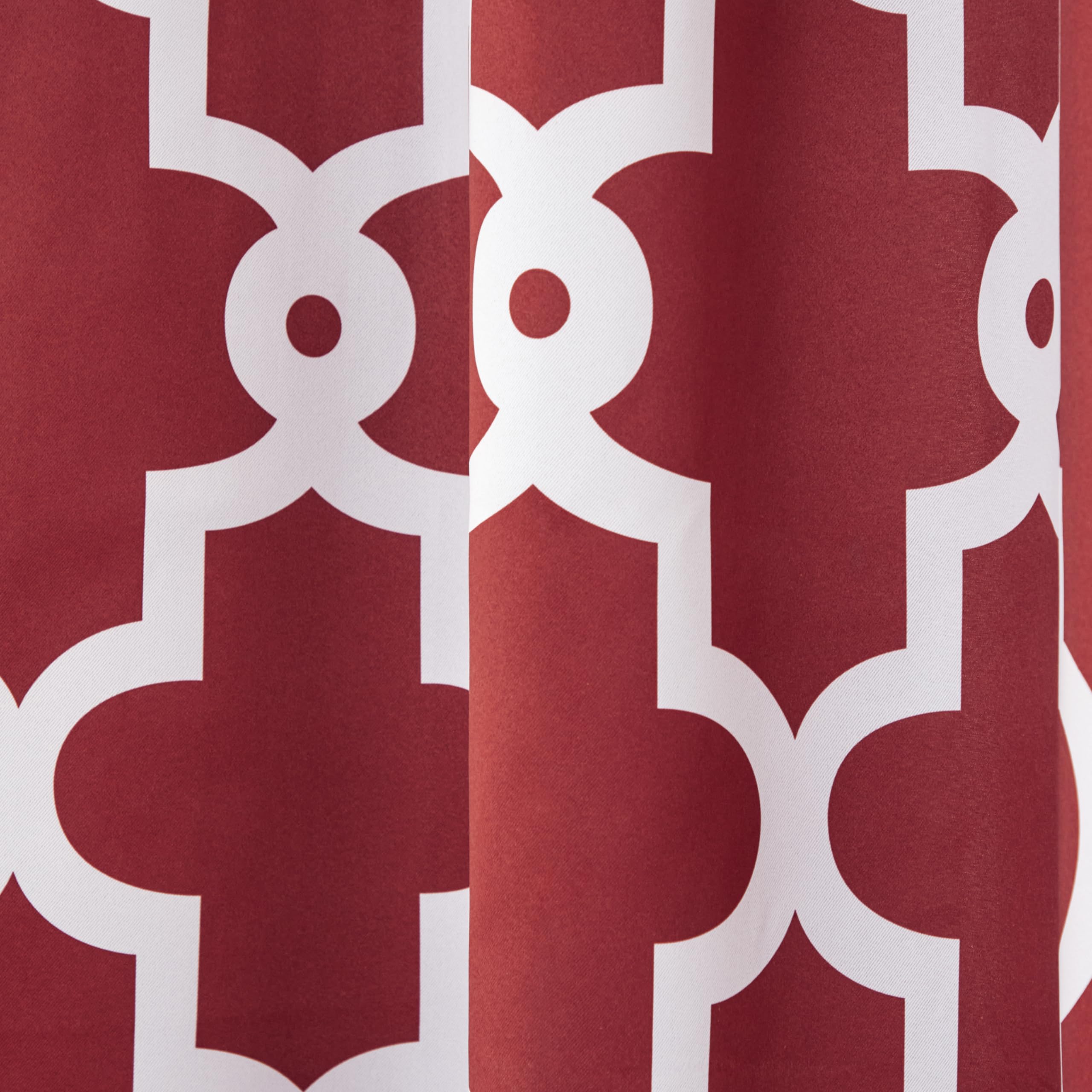 Exclusive Home Curtains Exclusif Maison Rideaux Ferronnerie en Satin de Coton tissé fenêtre Panneau de Rideau Paire, Polyester, Bordeaux, 52x84