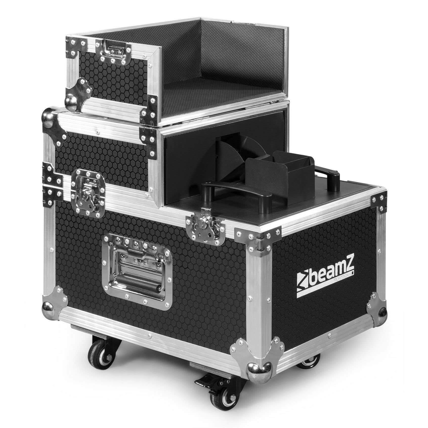 BeamZ Professional HZ3000 - Máquina de niebla hazer para DJs y discotecas | Máquina de calidad, control DMX y mando a distancia, rendimiento constante en uso continuo, para teatros y producciones