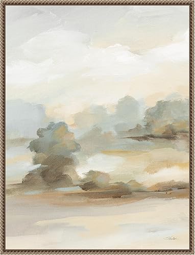 Amanti Art Silvia Vassileva - Lienzo enmarcado para pared, 30 x 23 pulgadas, diseño de paisaje de granja II, lienzo enmarcado para pared, obras de