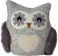 Vista 11 de Elements Tope de puerta de tela ponderada con elefante de tweed marrón de 10.63 x 11.42 x 8.07 pulgadas